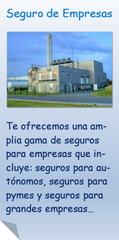 Seguros de Empresas, Te ofrecemos una amplia gama de seguros para empresas que incluye: seguros para autónomos, seguros para pymes y seguros para grandes empresas…